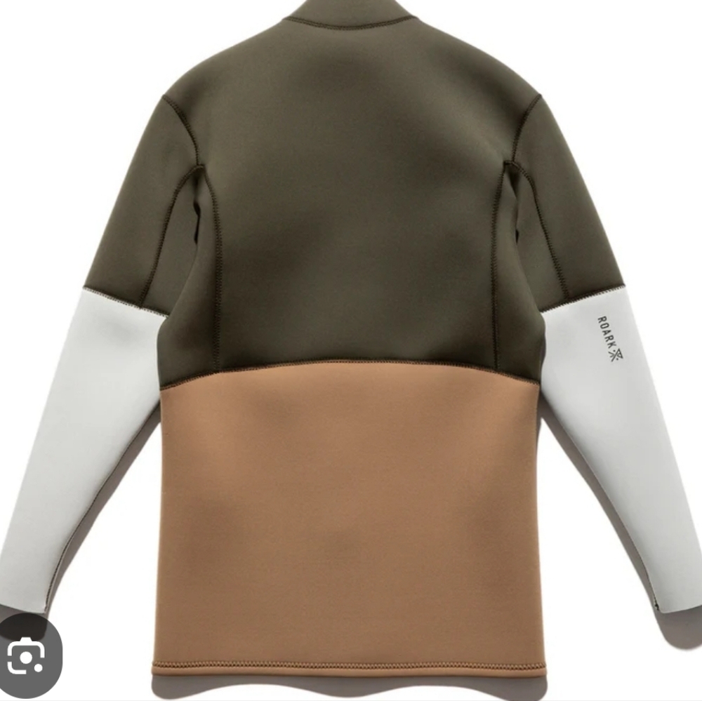 Roark Revival PRIVATEER WETSUIT JACKET Green Brown Size Womens SMALL - Picture 4 of 10